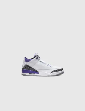 JORDAN BRAND AIR JORDAN 3 RETRO DARK IRIS TD   WHITE