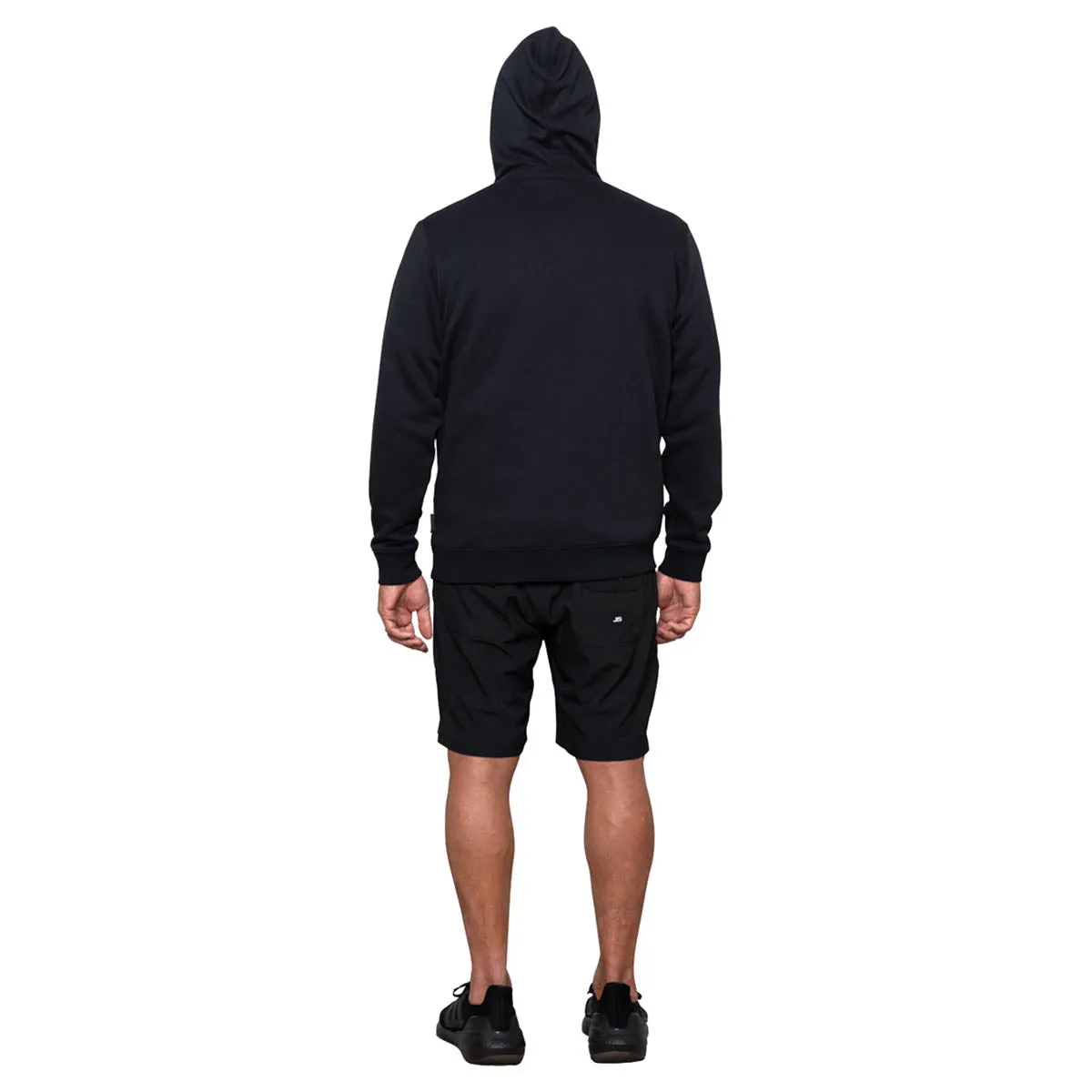 JS Baron Mid Weight Fleece Hoody - Washed Black