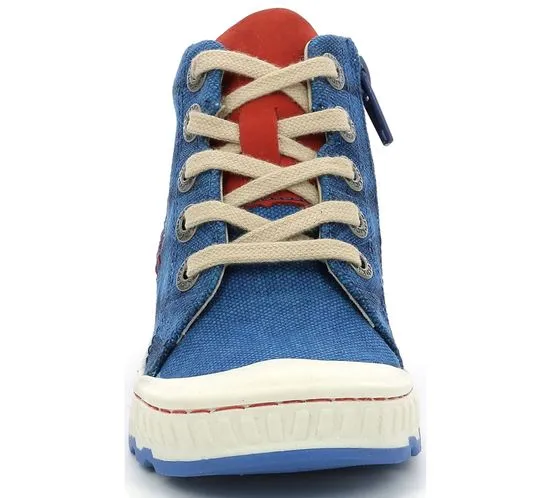 Kickers Kickrup sneakers per bambini eleganti sneakers per il tempo libero con plantare estraibile 894810-30 kaki o blu