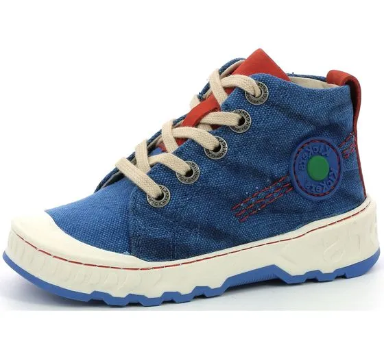 Kickers Kickrup sneakers per bambini eleganti sneakers per il tempo libero con plantare estraibile 894810-30 kaki o blu