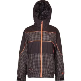 L1 Woman's Lovecat Jacket - Blk/ Check/ Blk/ Cor