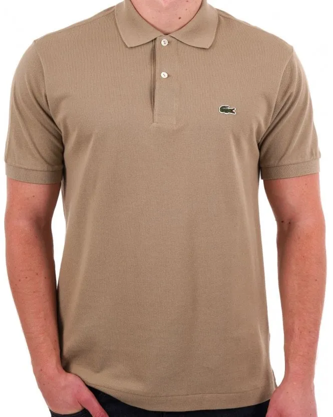 Lacoste Classic Polo Shirt Dark Sand