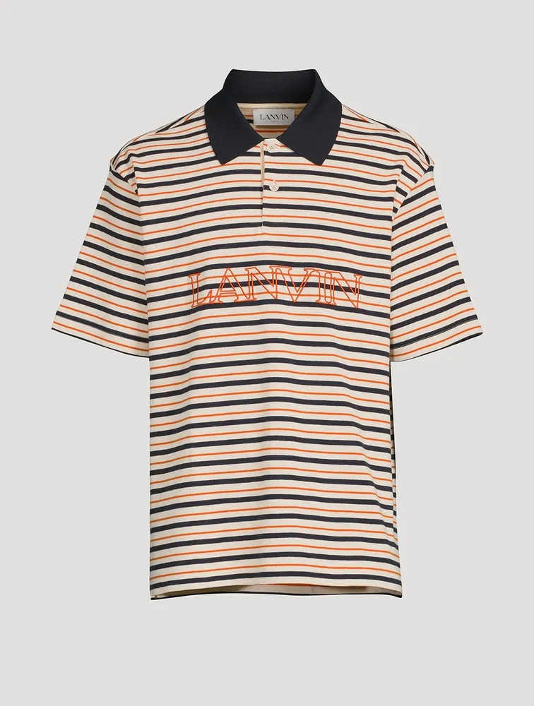 LANVIN Polo Shirt With Logo Embroidery