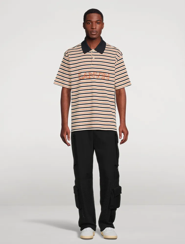 LANVIN Polo Shirt With Logo Embroidery