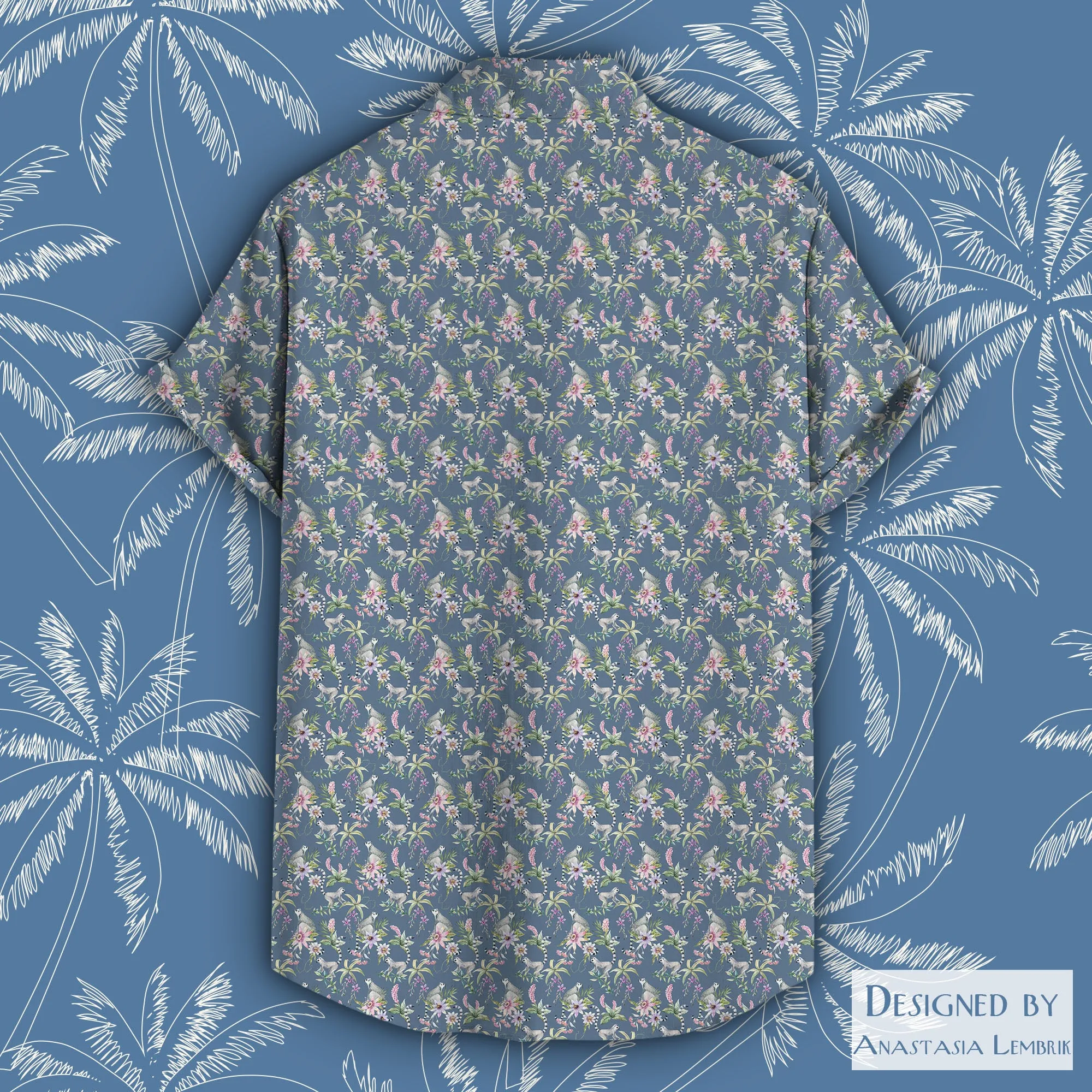 Lemur Hawaiian Tee