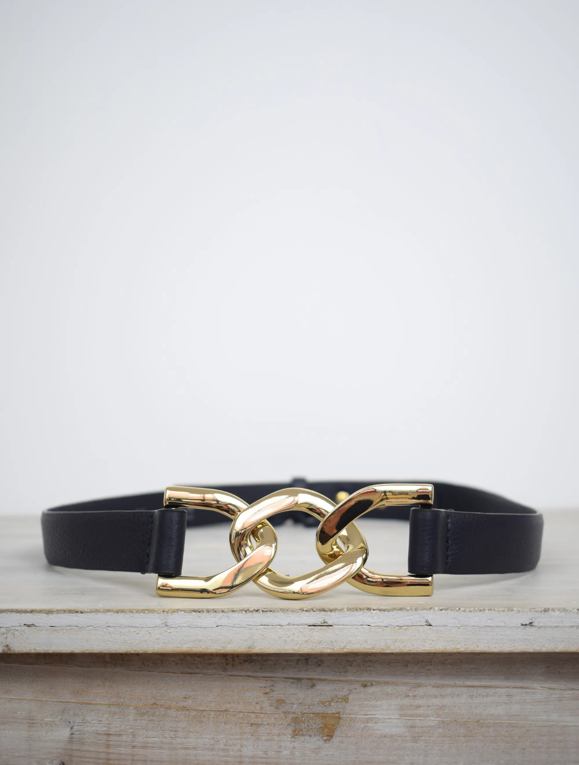 Lola Link Belt Black/Gold