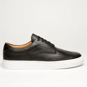 LUXURY BLACK VEGAN  KRYPTON SNEAKERS