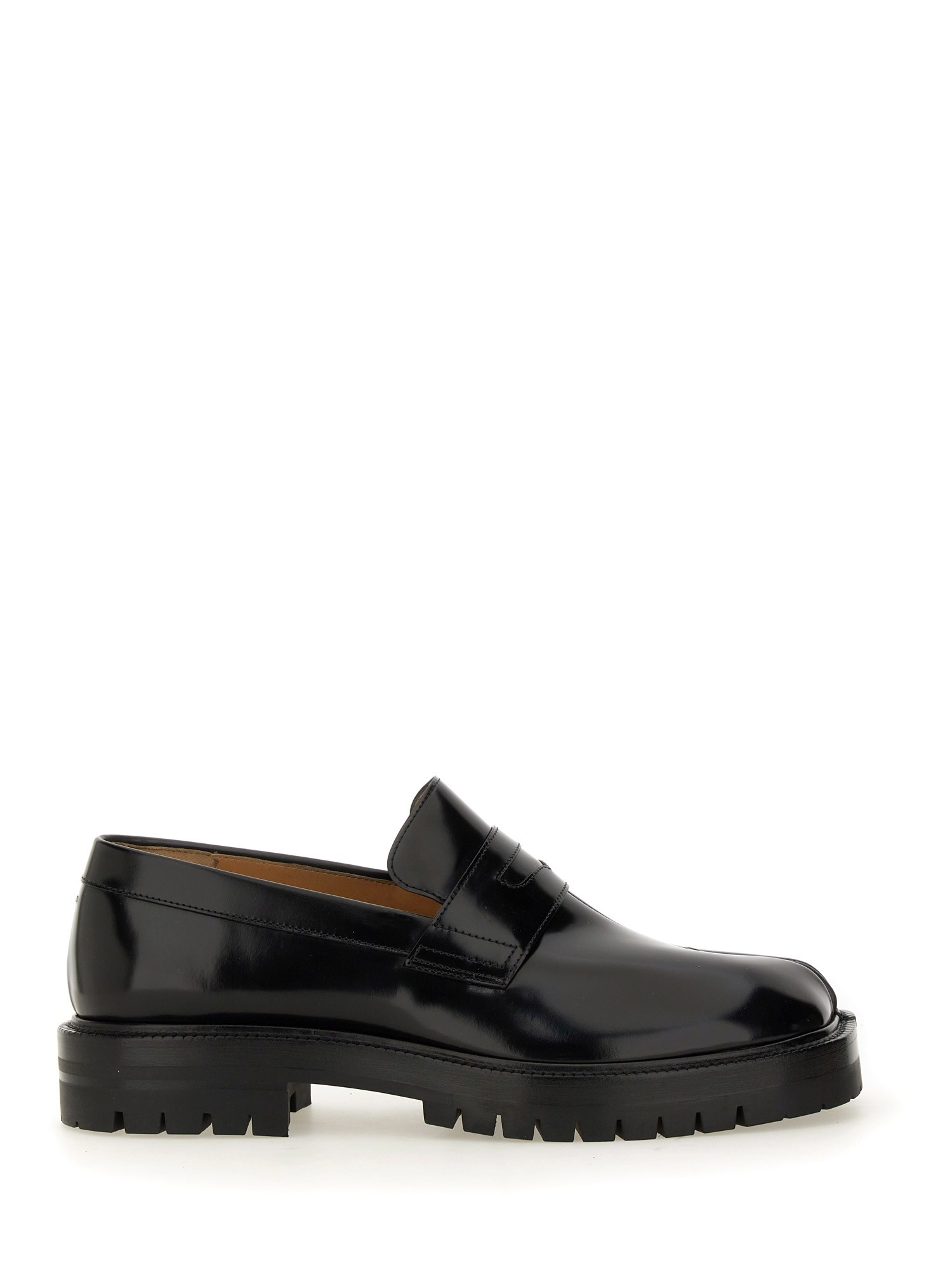 MAISON MARGIELA    LEATHER TABI LOAFER