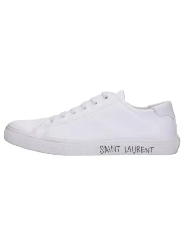 Malibu leather sneakers white