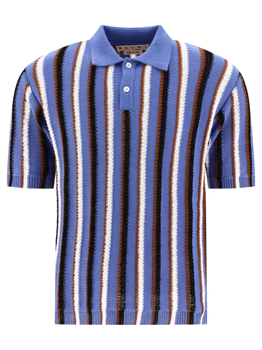 Marni    Marni Crocheted Polo Shirt