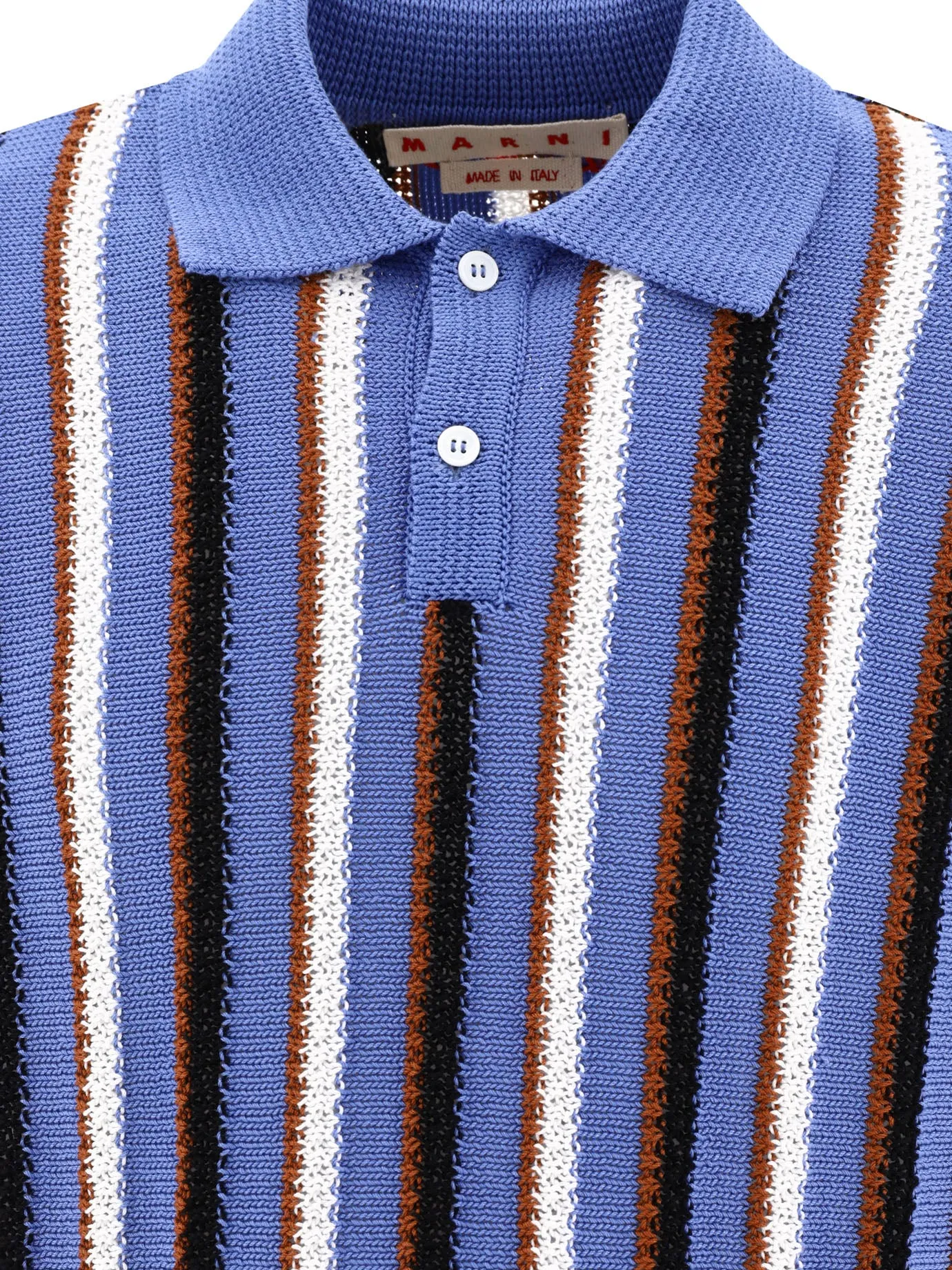 Marni    Marni Crocheted Polo Shirt