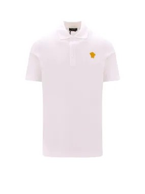 Medusa Taylor Fit cotton polo shirt