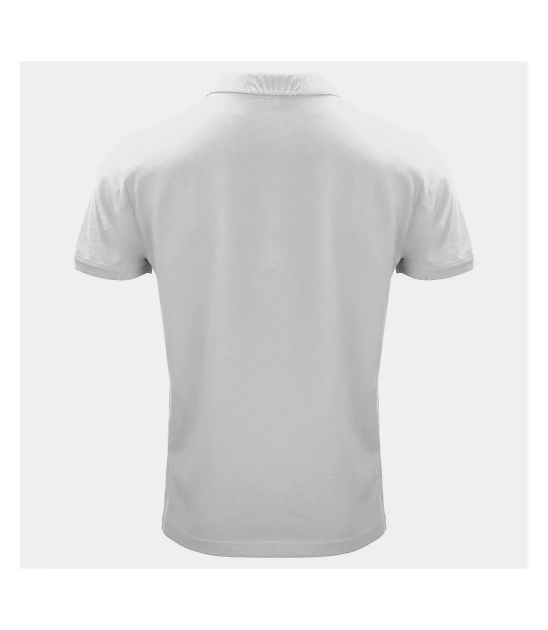 Mens classic polo shirt white Clique