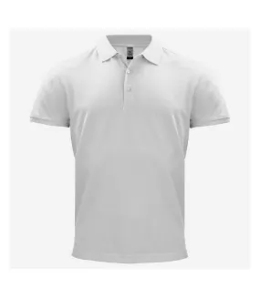 Mens classic polo shirt white Clique