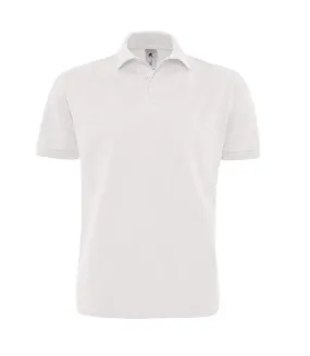 Mens heavymill polo shirt white B&C