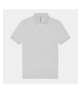 Mens my polo shirt white B&C