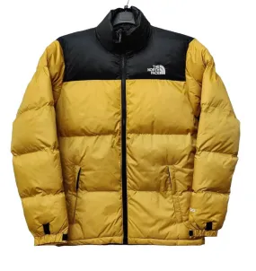 Mens North Face Retro 1996 Nuptse Jacket in Yellow - Vint ISK