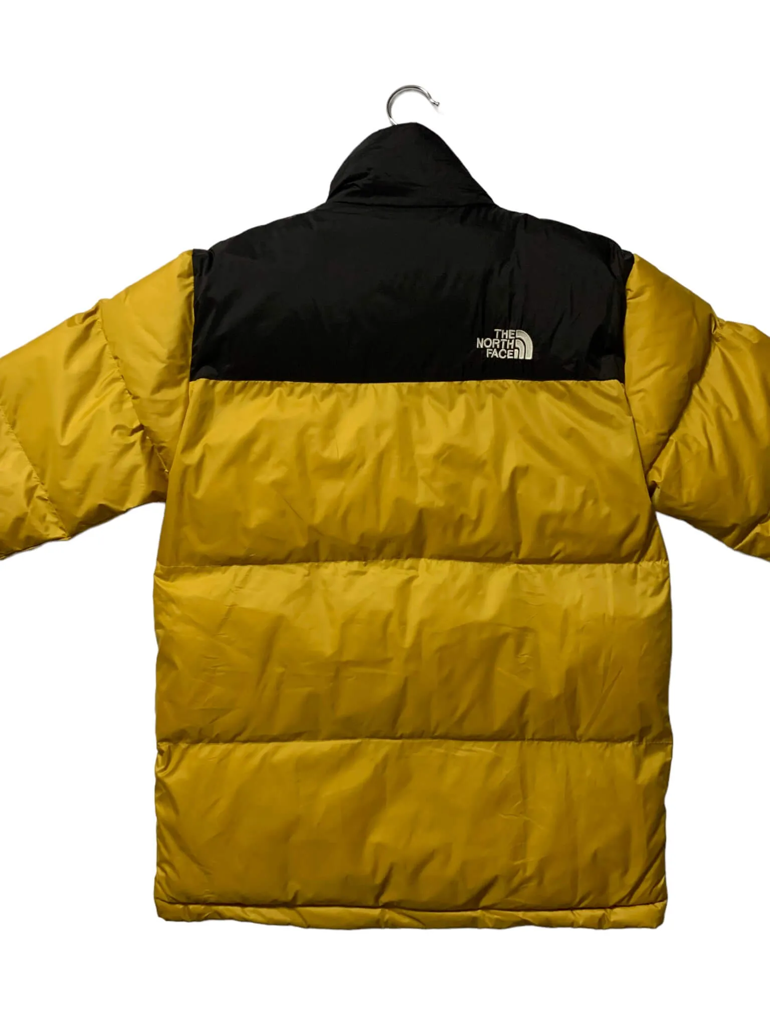 Mens North Face Retro 1996 Nuptse Jacket in Yellow - Vint ISK