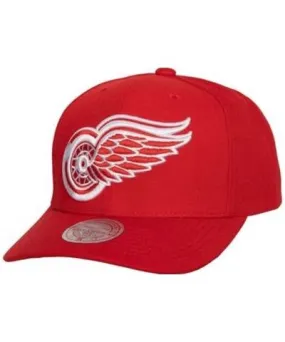 Mitchell & Ness Men's NHL Detroit Wings Team Ground Pro Adjustable Hat