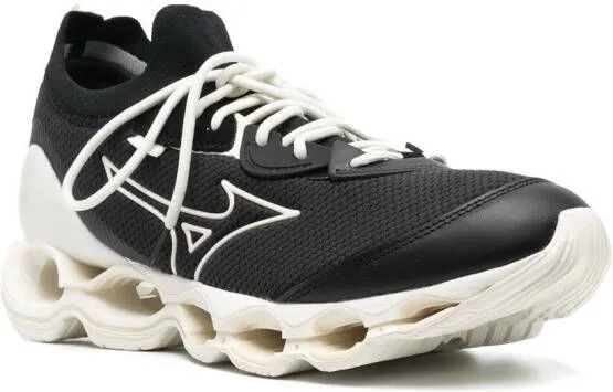 Mizuno side logo-detail low-top sneakers Black