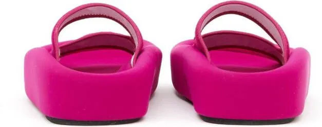 MM6 Maison Margiela double-strap platform sandals Pink