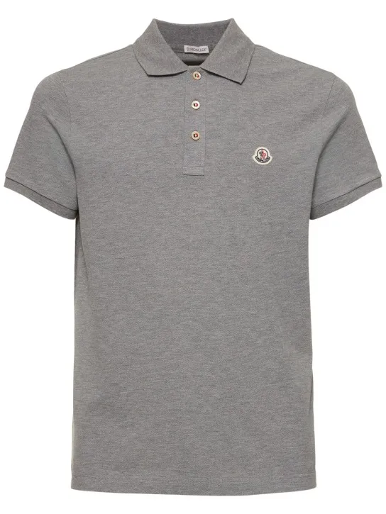 Moncler   Logo cotton polo shirt 