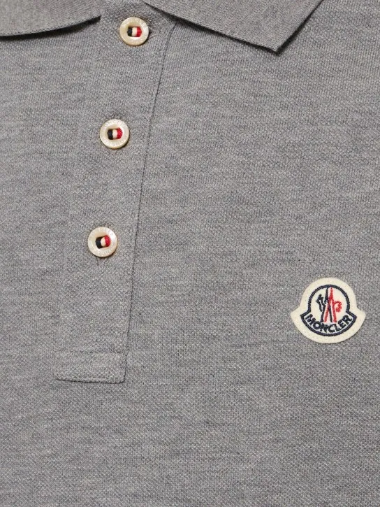 Moncler   Logo cotton polo shirt 