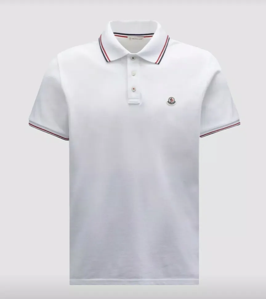 MONCLER  |Logo Patch Polo Shirt