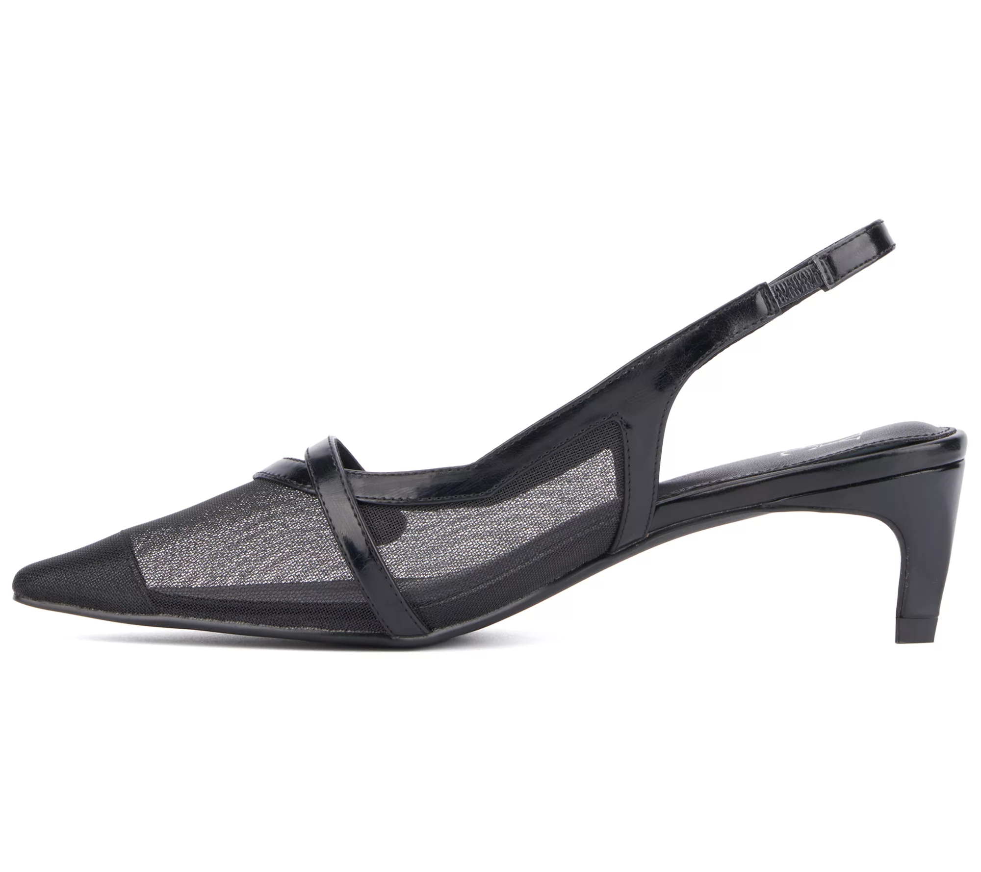 New York & Company Women's Kristie Slingback Mesh Heels