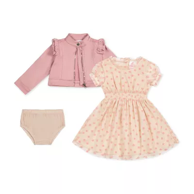 new!Little Lass Baby Girls 2-pc. Jacket Dress