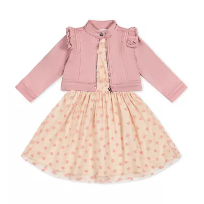 new!Little Lass Baby Girls 2-pc. Jacket Dress