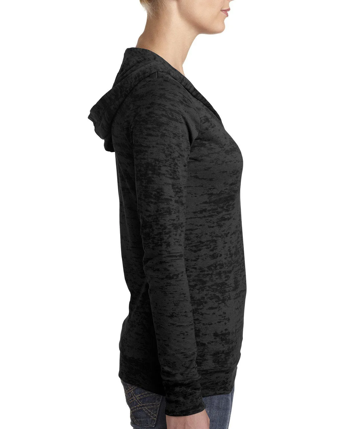 Next Level Burnout Hoody 6521 Black