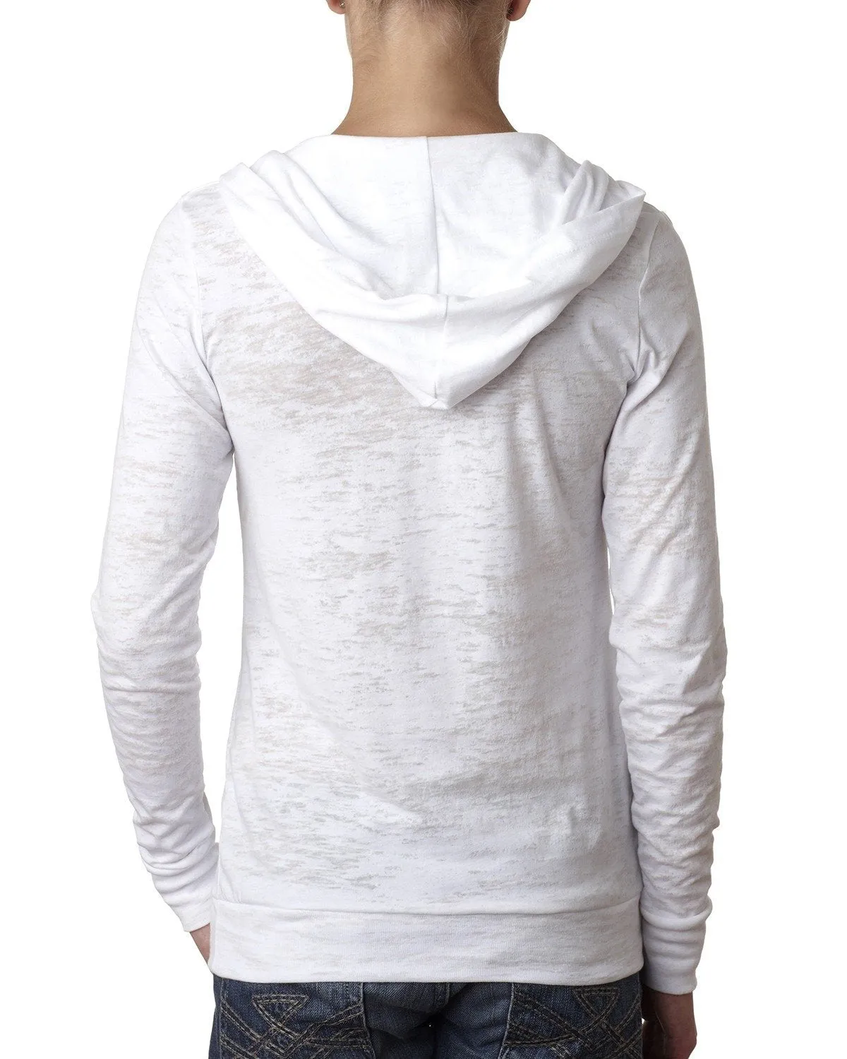 Next Level Burnout Hoody 6521 White