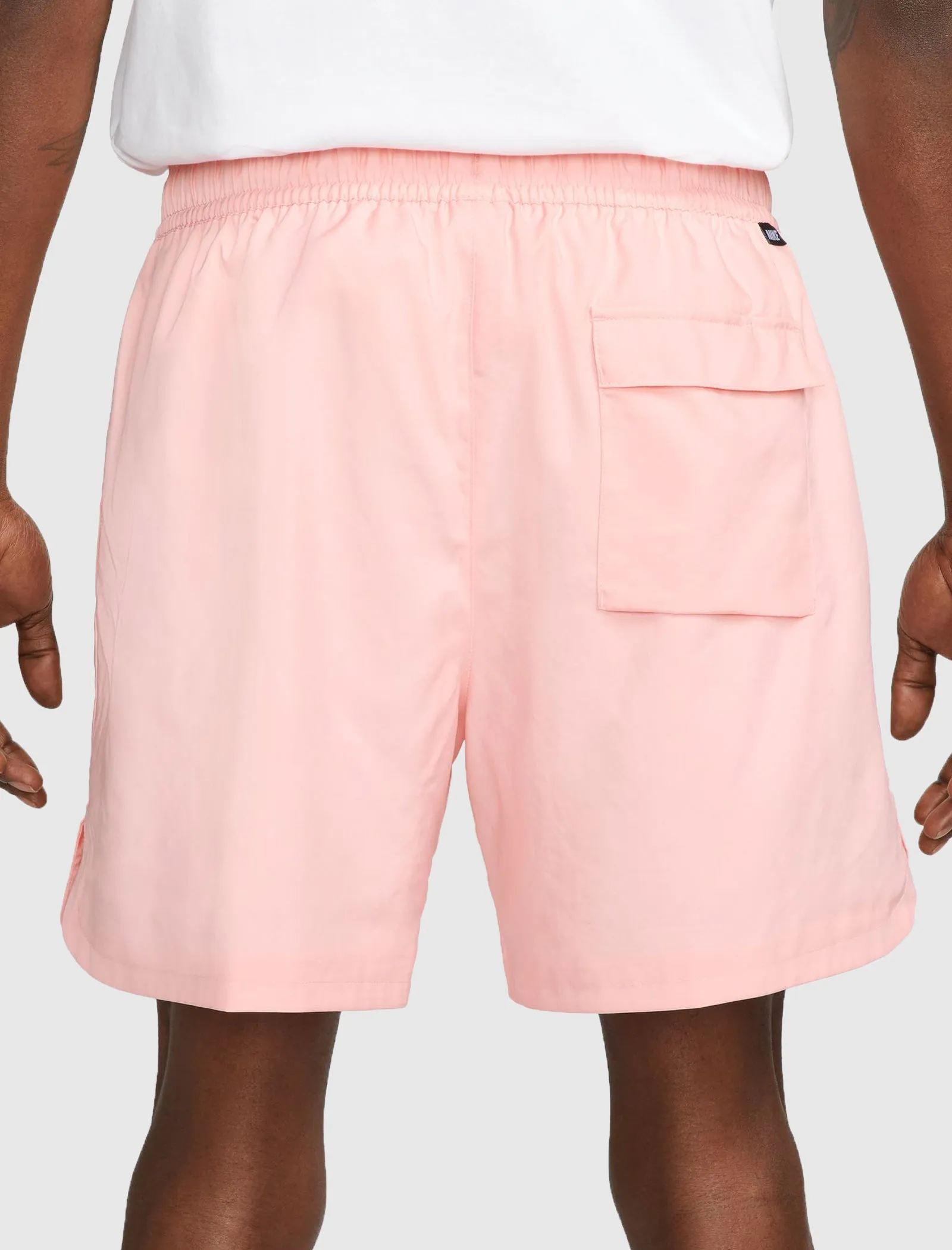 NIKE ESSENTIALS SHORT   PINK/WHITE