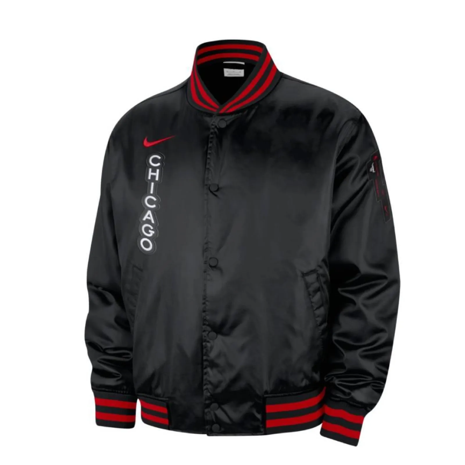 Nike NBA Chicago Bulls Showtime City Edition Jacket ''Black''