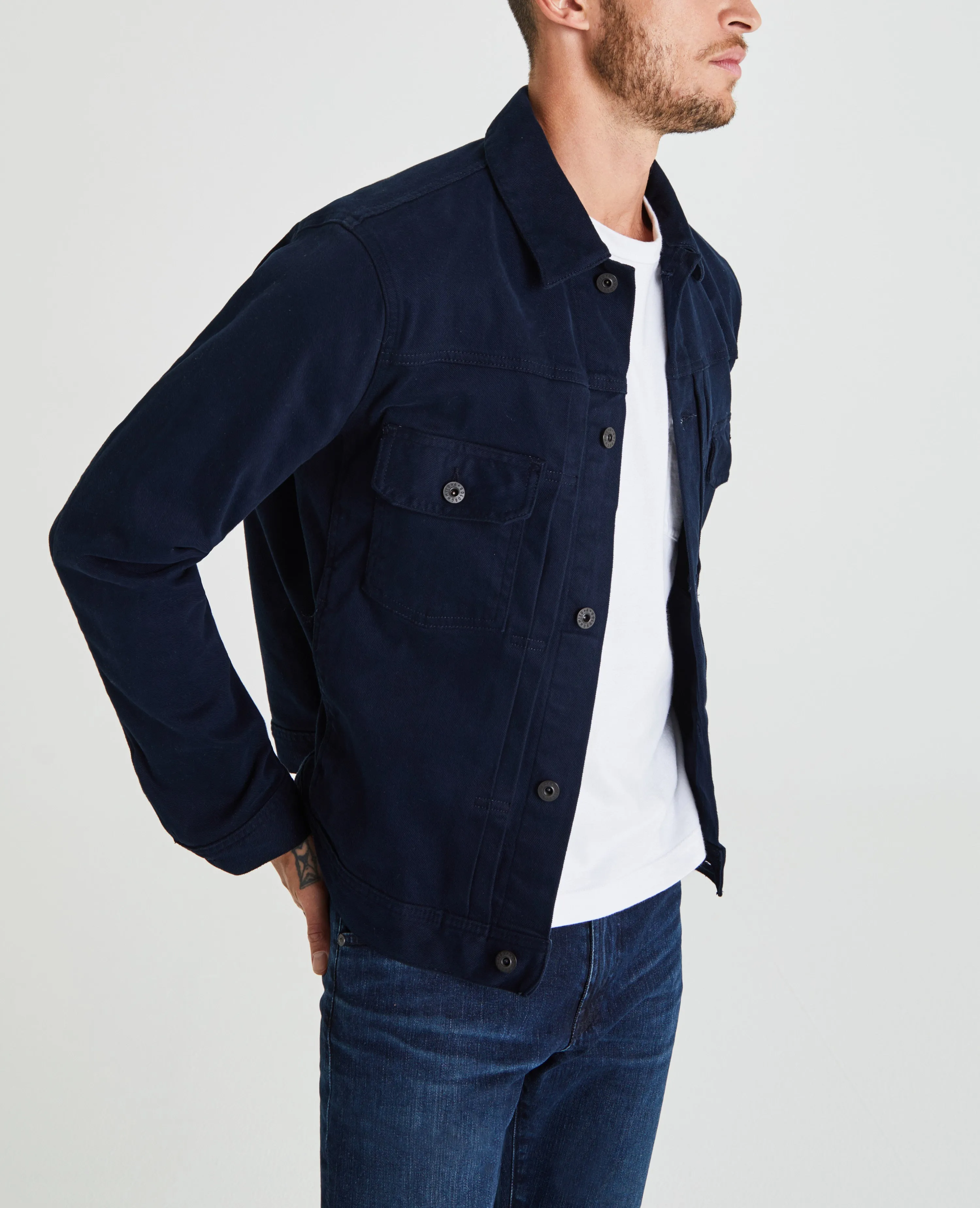     Omaha Jacket   Utilitarian Jean Jacket  