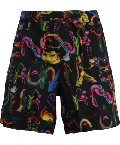 Opening Ceremony Allover Alphabet Print Shorts