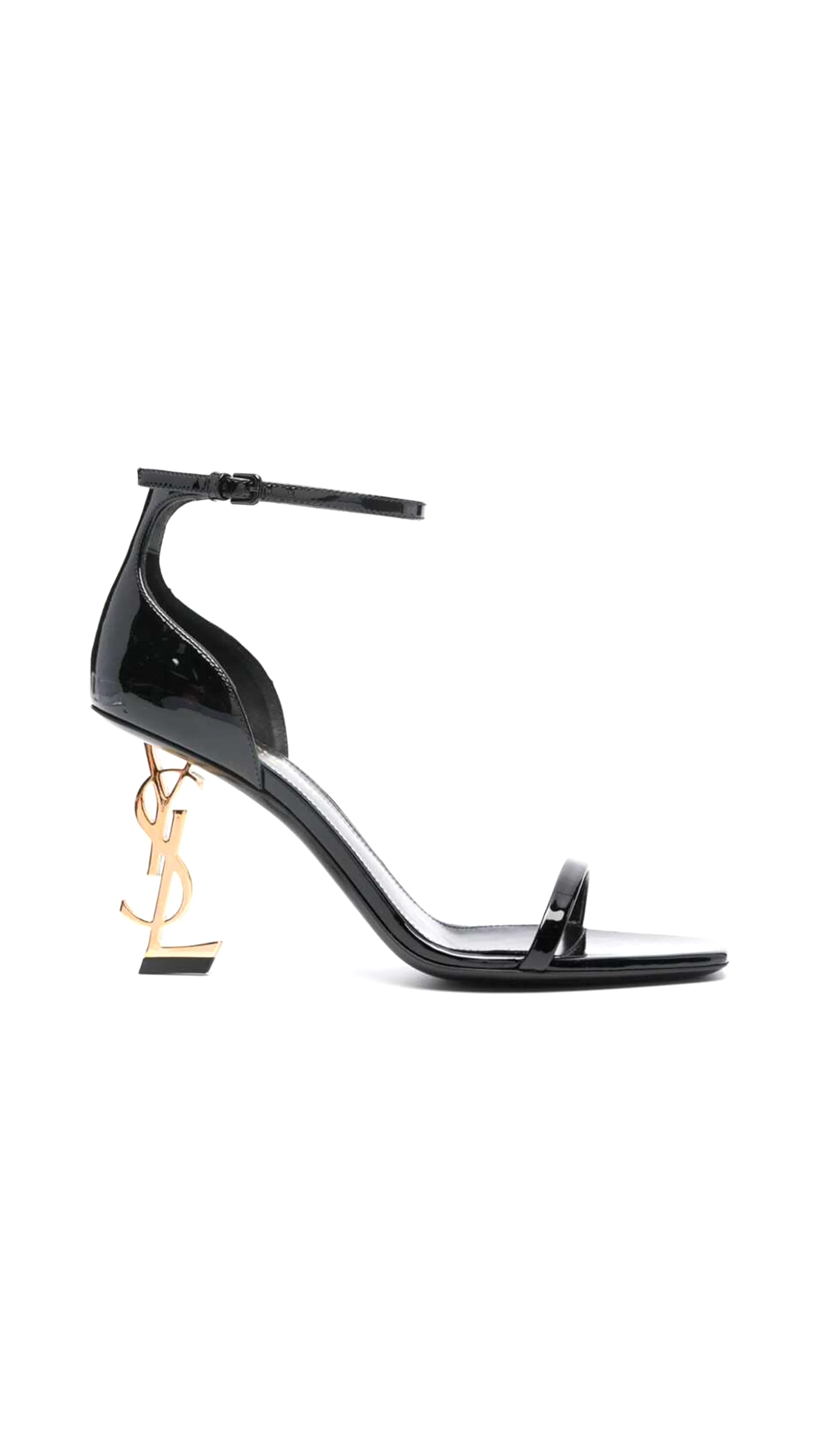 Opyum Sandals in Patent Leather - Black