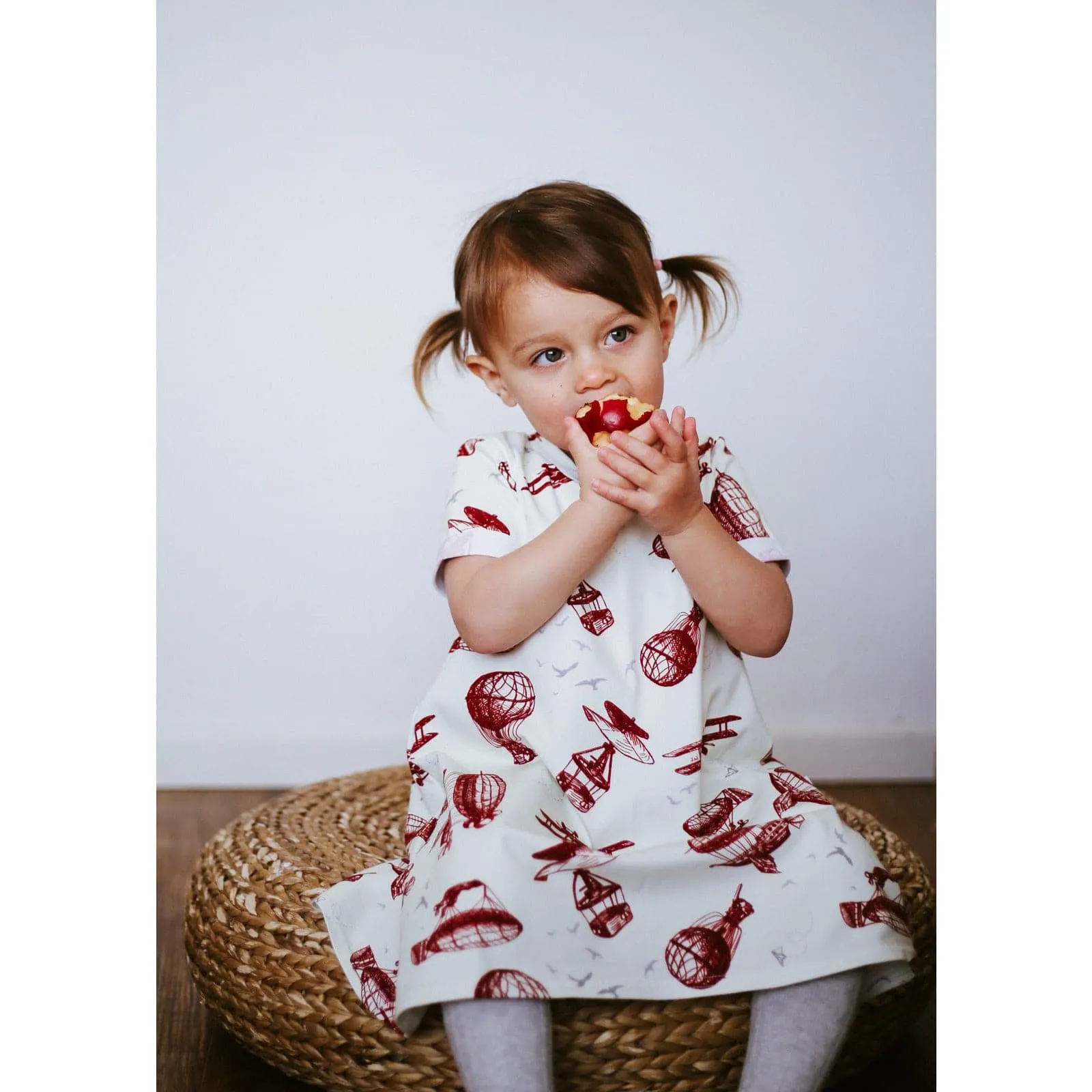 Organic Baby & Toddler Dress | Air Travel T-Dress