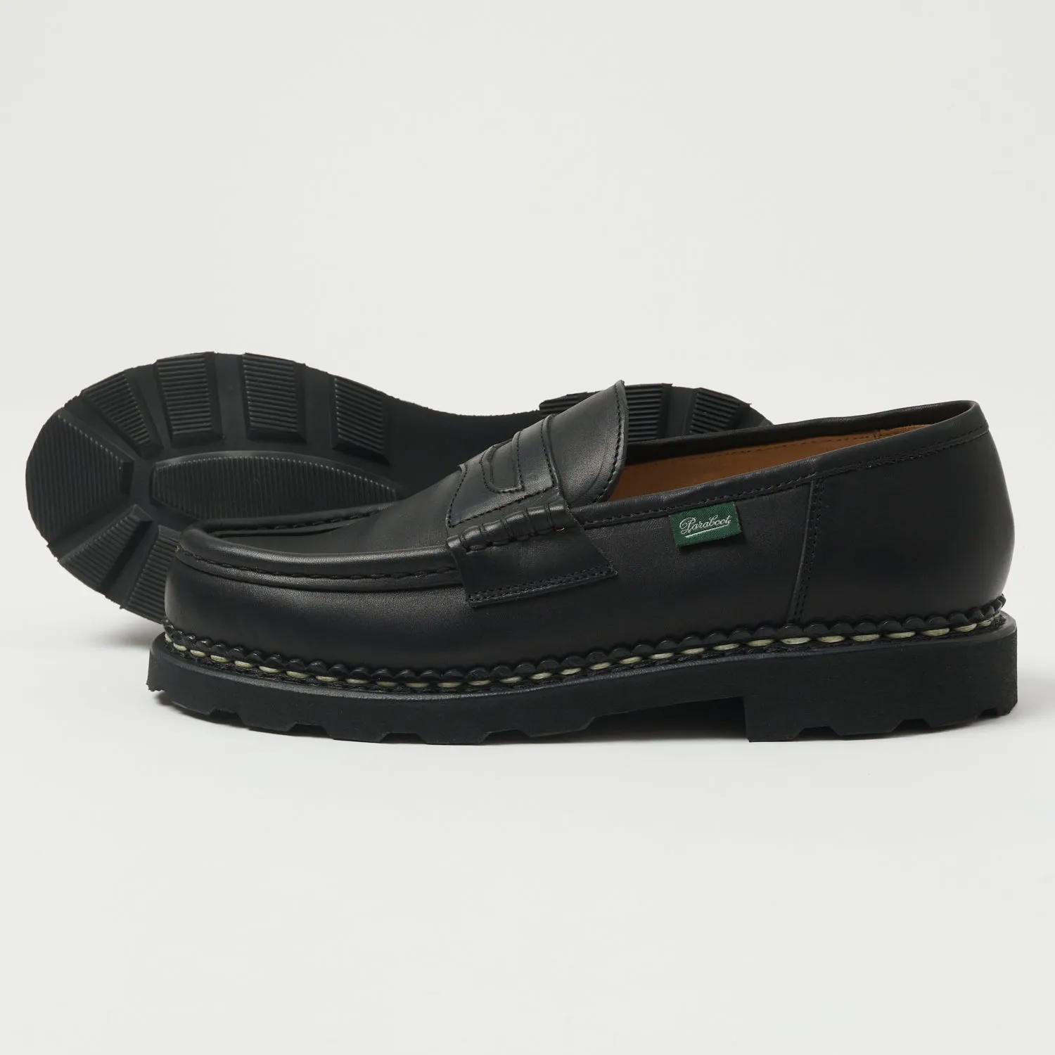 Paraboot Reims Loafer - Black Lisse Noir