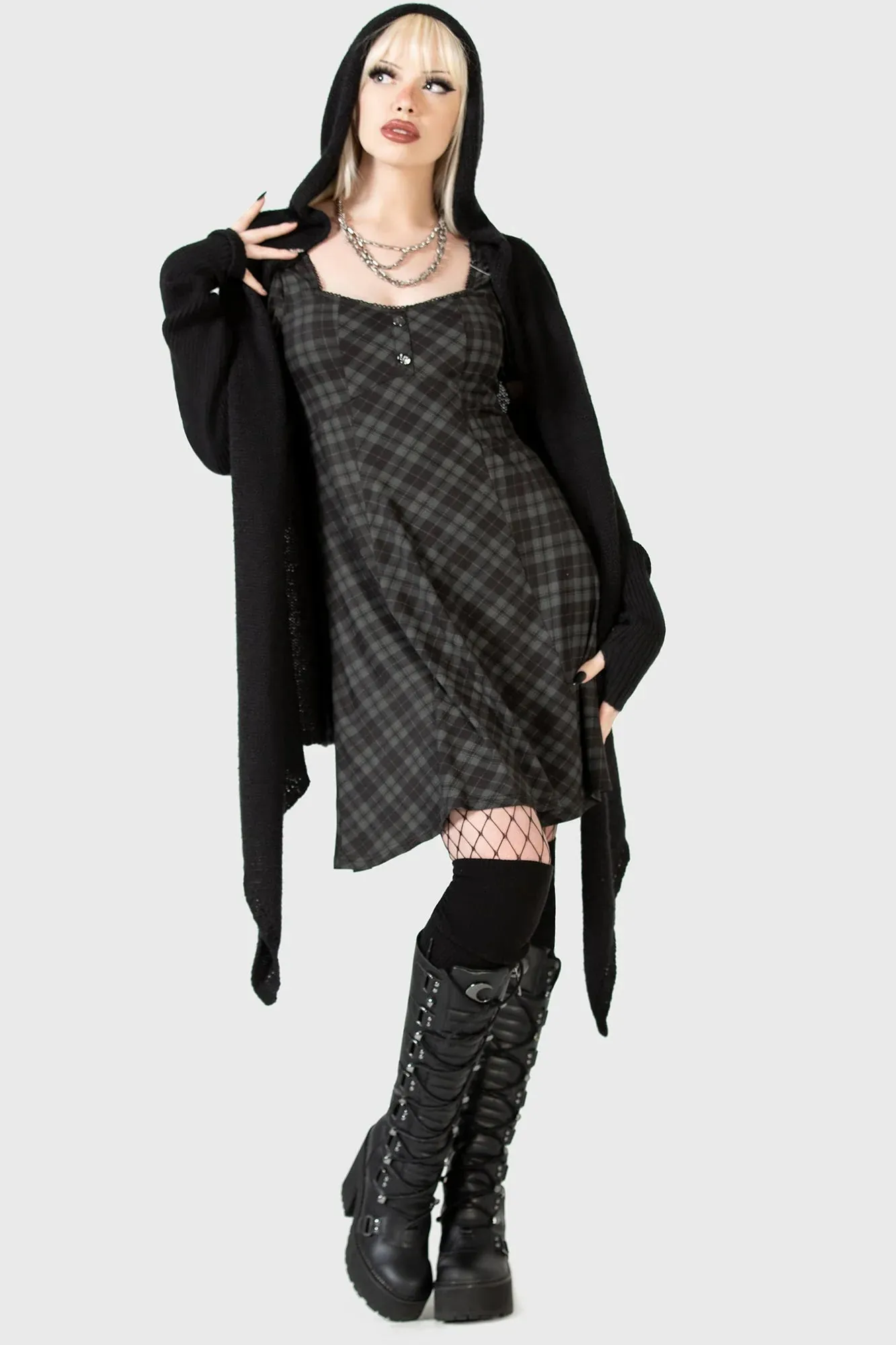 Perdita Plaid Dress