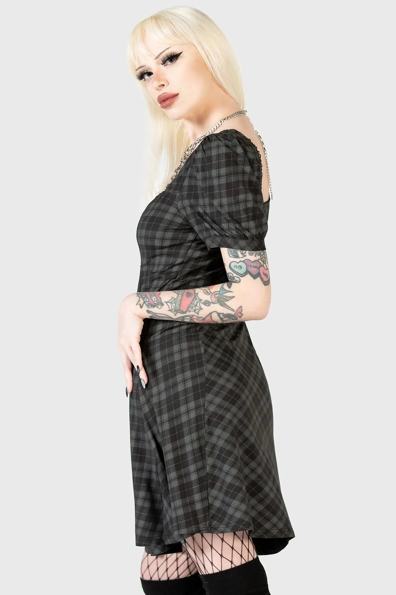 Perdita Plaid Dress