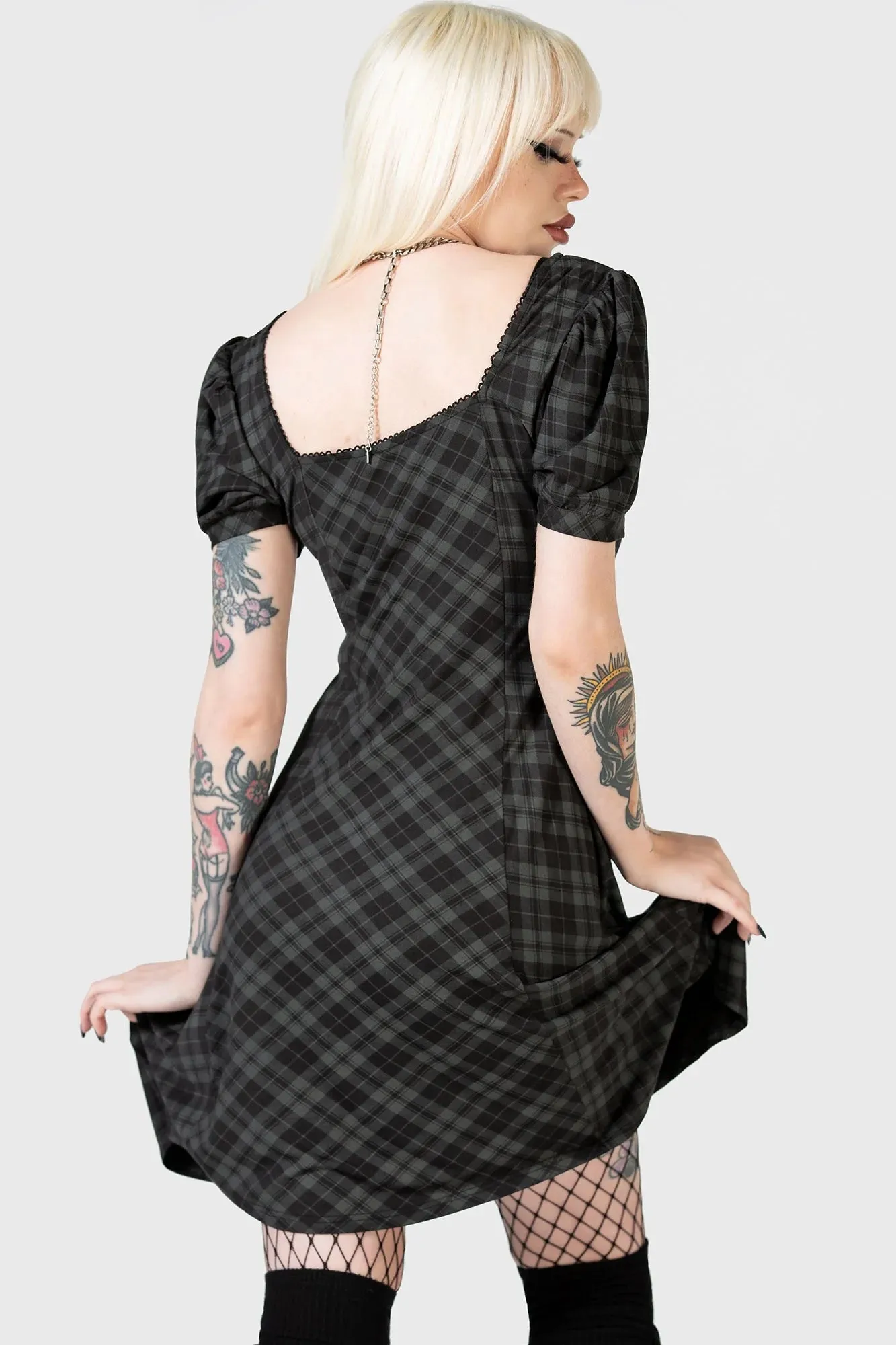 Perdita Plaid Dress