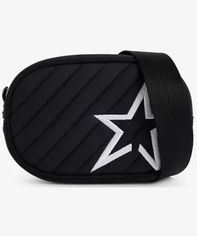 Perfect Moment Womens Black Star logo-embroidery faille belt bag