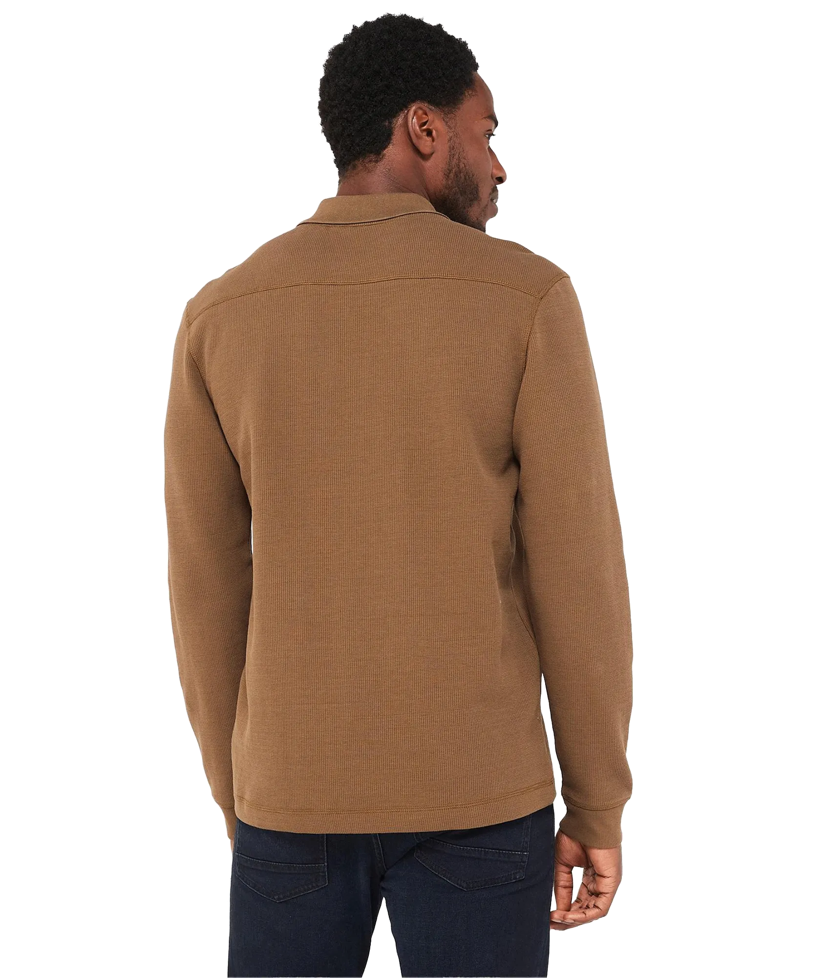 Petempestolong Long Sleeve Polo Shirt - Brown