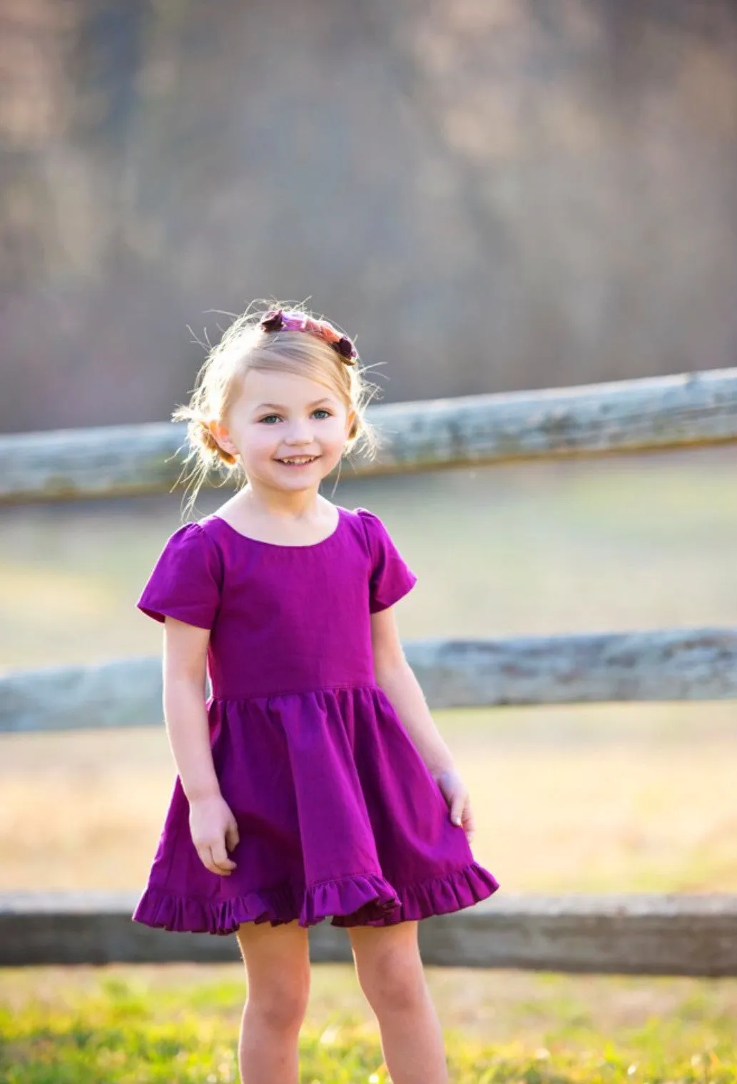 Phoebe Dress - Plum