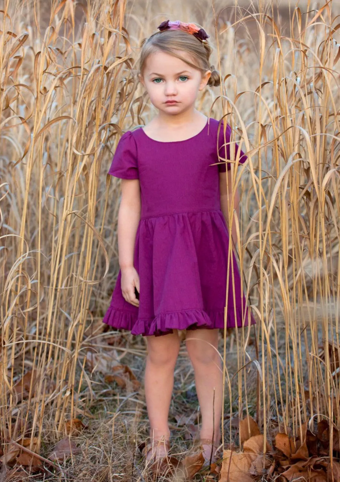 Phoebe Dress - Plum