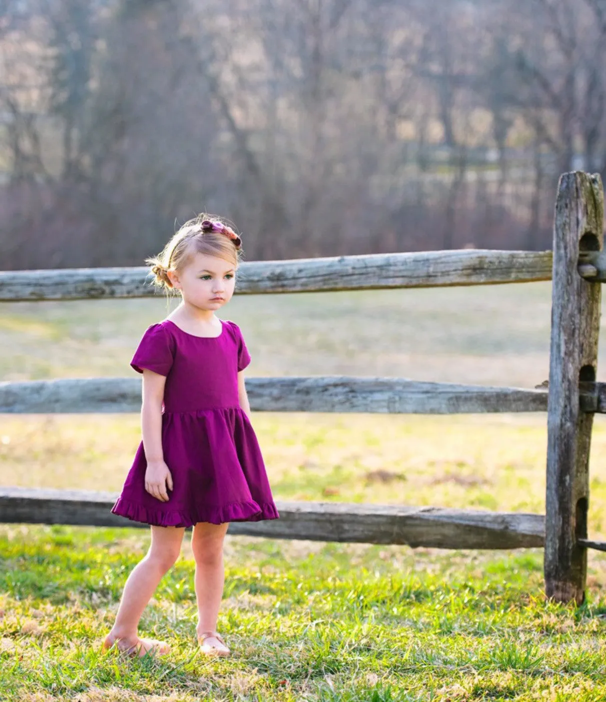 Phoebe Dress - Plum