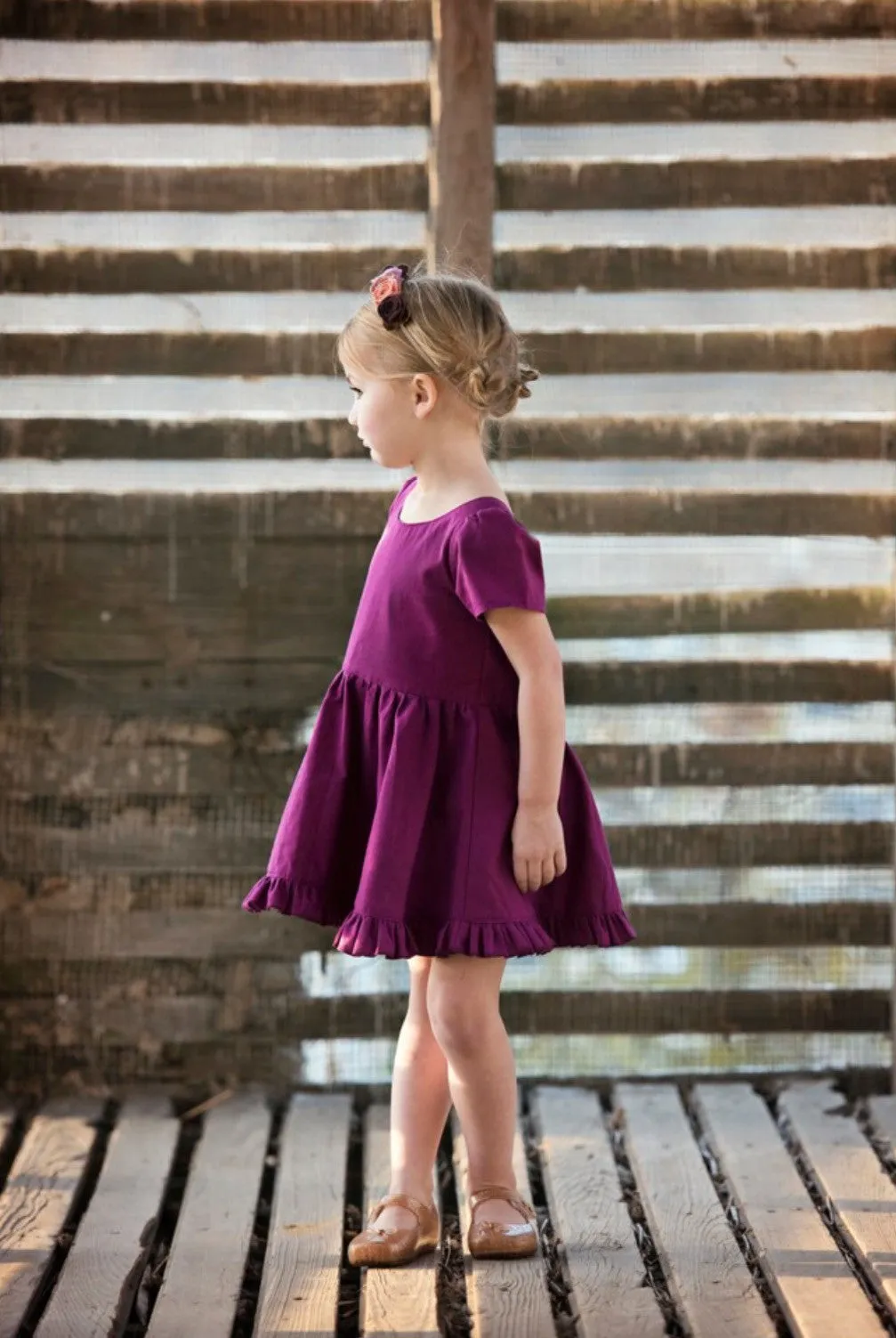 Phoebe Dress - Plum