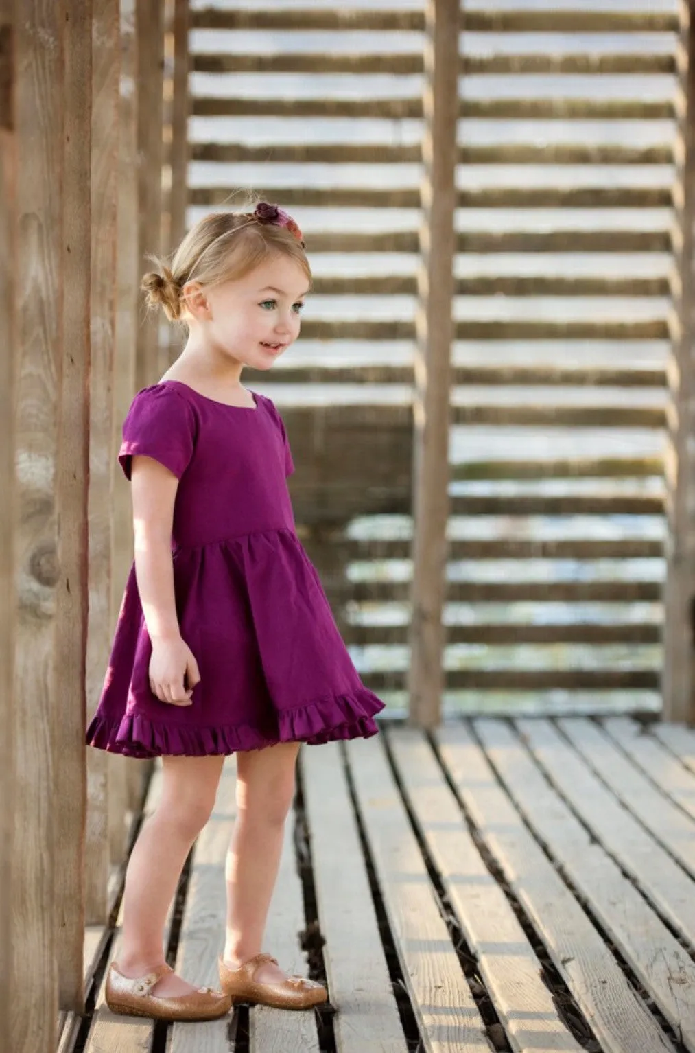 Phoebe Dress - Plum